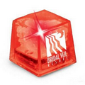 Red Liquid Activated Mini Ice Cube w/ Steady LED Light